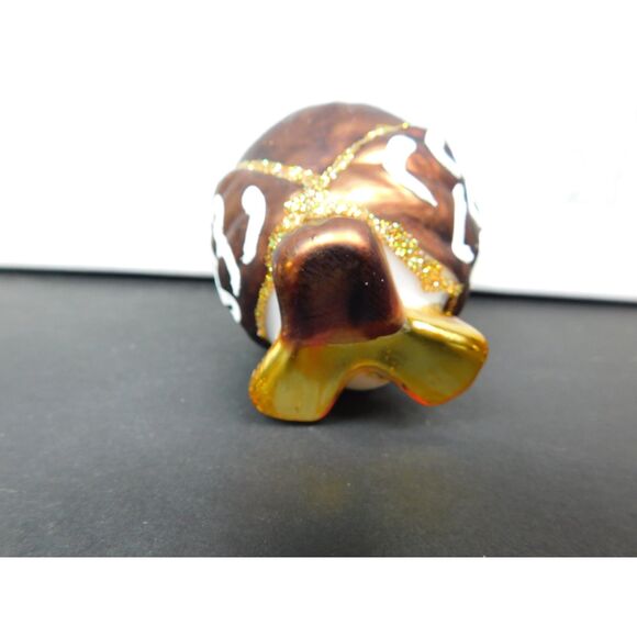 Blown Glass Owl Christmas Tree Ornament Painted 3.5 inch Holiday Bird - Picture 5 of 7